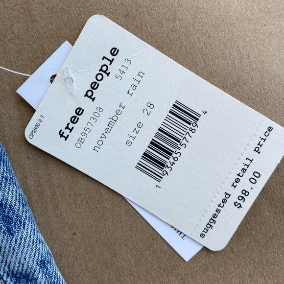 We The Free Relaxed Jean in November Rain NWT - Picture 16 of 16